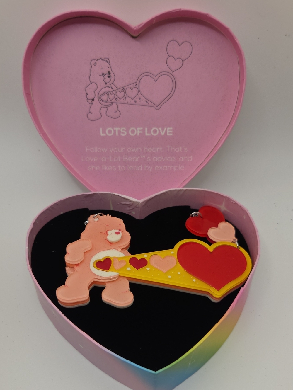 Erstwilder Care Bears Lots of Love Heart Necklace